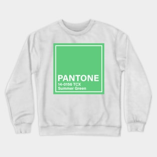 pantone 14-0156 TCX Summer Green Crewneck Sweatshirt